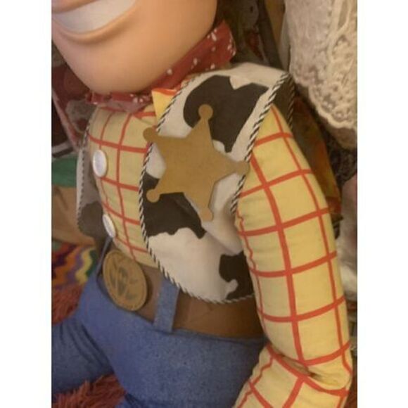 Disney TOY STORY Woody 1995 Promotional Frito/Walmart Thinkway 4ft - Picture 3 of 6